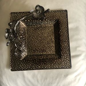 Michael Aram Black Orchid Snack Tray